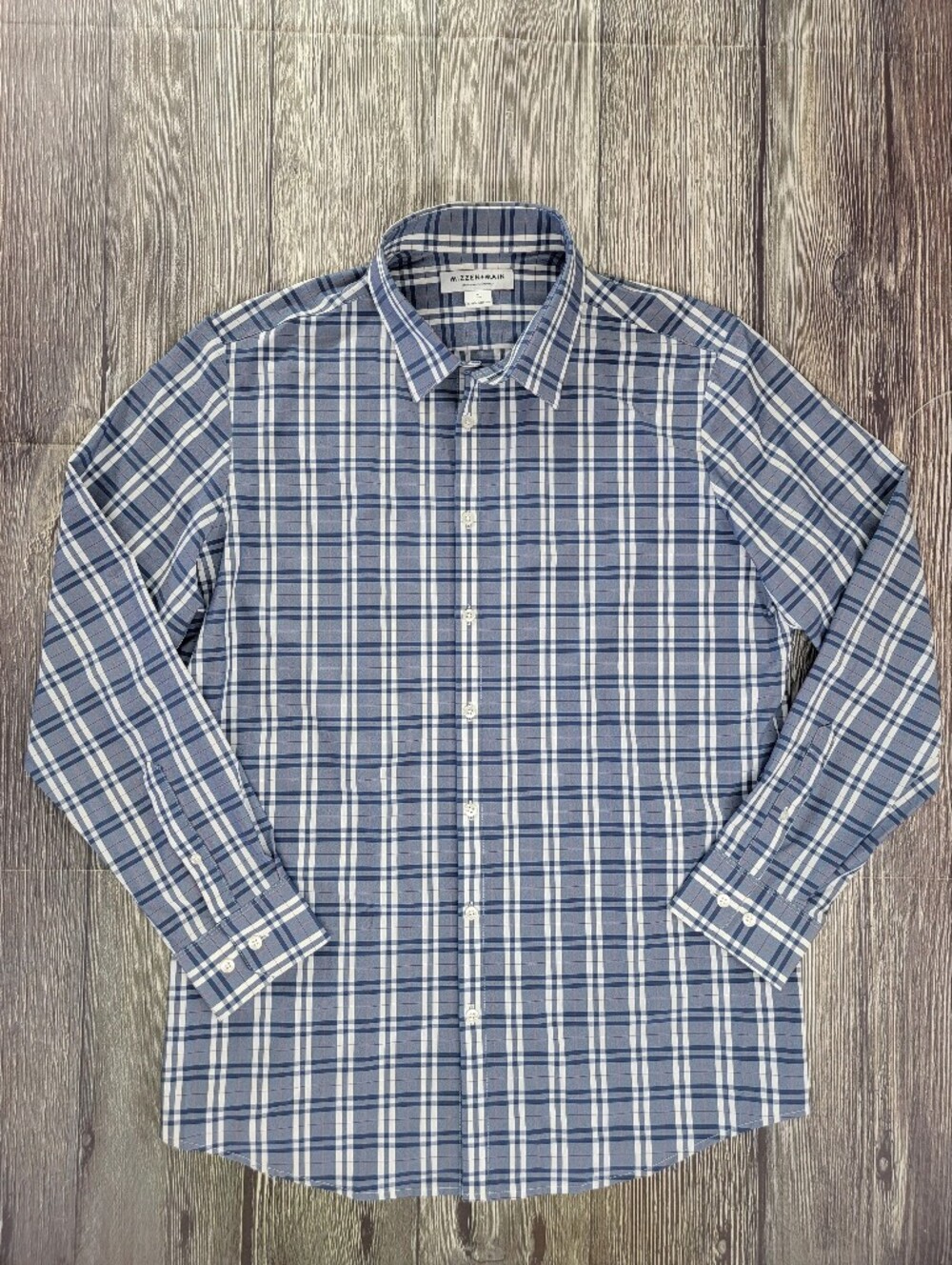 Mizzen+Main Performance Menswear Plaid Buttom Down Shirt